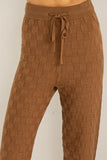 Completely Charmed Sweater Pants in Pale Brown