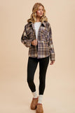 In The Woods Plaid Jacket in Slate