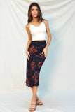 Cherry Chapstick Bias Skirt