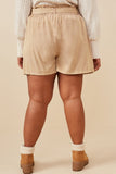 Shore Paperbag Shorts in Taupe