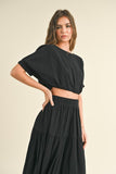Isla top in Black