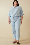Keep It Simple Pants in Light Blue