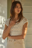 Love Letter Lace Top in Ivory