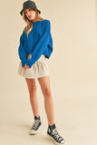 Regina Sweater in Cobalt