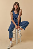 High Roller Jumpsuit in Denim