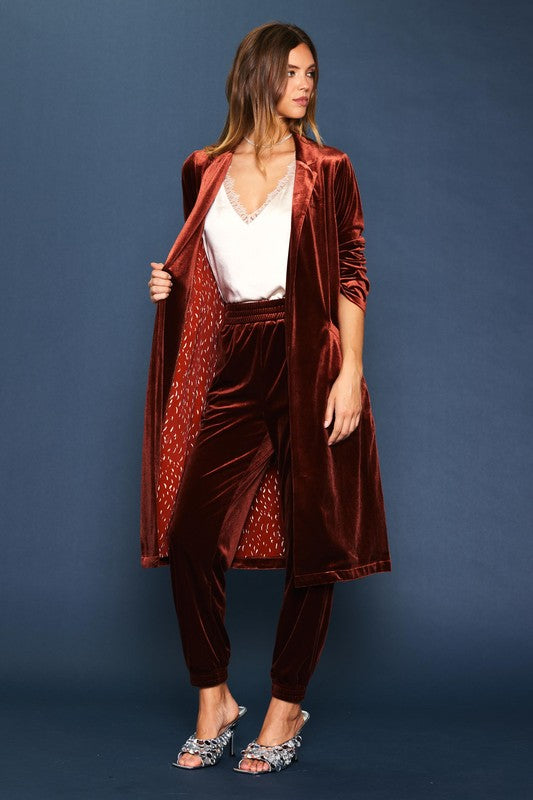 Amber Sky Coat in Rust