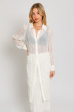 Manhattan Pleated Top