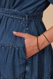 Azul Denim Dress in Mid Denim