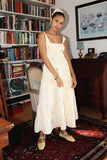 Bailey Floral Embroidered Maxi Dress in Cream
