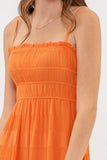 Simplicity Dress in Orange