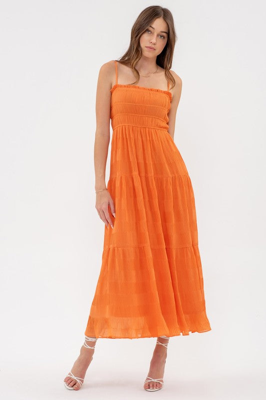 Simplicity Dress in Orange