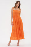 Simplicity Dress in Orange