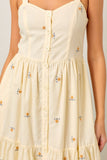 Simple Things Midi Dress in Cream