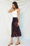 Cherry Chapstick Bias Skirt