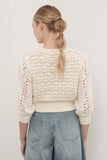 Hendry Cotton Cardi in Cream