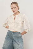 Hendry Cotton Cardi in Cream