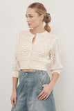 Hendry Cotton Cardi in Cream