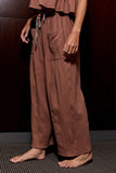 Zala Cotton Pants in Brown