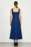 Oceans Denim Dress in Indigo