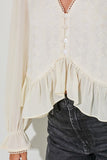 Romantic Blouse in Cream