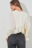 Romantic Blouse in Cream
