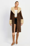 Alicia Coat in Brown