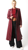 Cara Coat in Burgundy