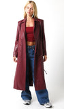 Cara Coat in Burgundy