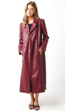 Cara Coat in Burgundy