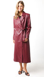 Cara Coat in Burgundy