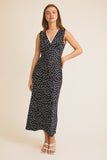 Polka Queen Satin Dress