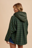 In The Woods Plaid Jacket in Evergreen