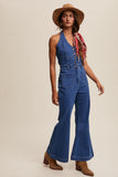 Retro Denim Jumpsuit