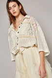 Cove Lace Top in Cream