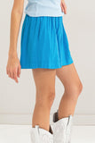High Waist Shorts in Blue