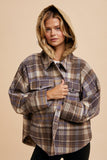 In The Woods Plaid Jacket in Slate