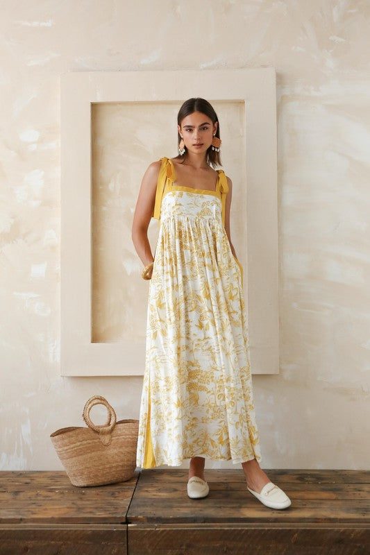 Golden Maxi Dress