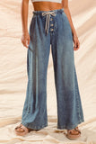 So Me Wide Leg Denim Pants