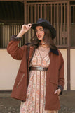 Cotton Field Jacket in Cognac