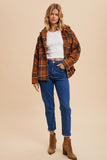 In The Woods Plaid Jacket in Camel