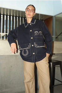 West Jacket in Indigo