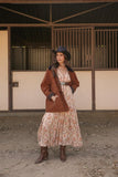 Cotton Field Jacket in Cognac