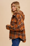 In The Woods Plaid Jacket in Camel