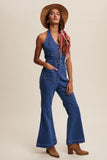 Retro Denim Jumpsuit