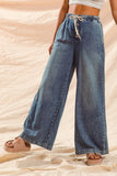 So Me Wide Leg Denim Pants