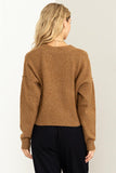 Completely Charmed Cardigan in Pale Brown