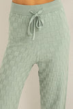 Completely Charmed Sweater Pants in Iceberg Green