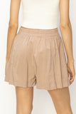 High Waist Shorts in Tan