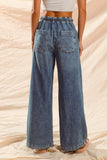 So Me Wide Leg Denim Pants