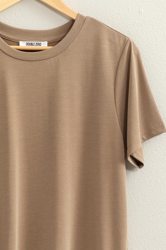 Effortless Tee in Mocha